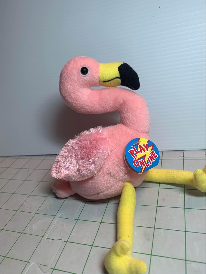 Ty beanie Baby Splints 2.0 2008 Flamingo