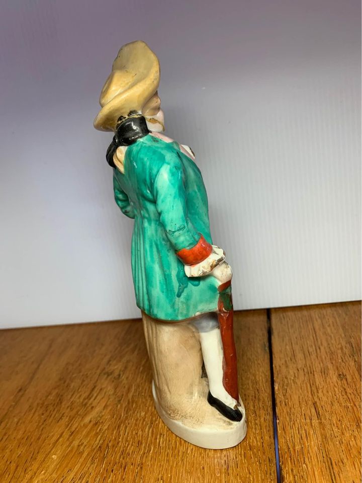 Vintage Handpainted Japan Victorian Man Figure 8 inch tall