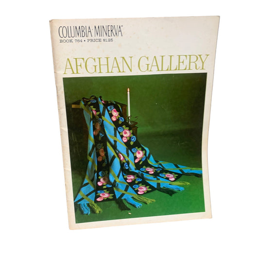 Columbia-Minerva Afghan Gallery Book 784 Vintage Crochet Patterns