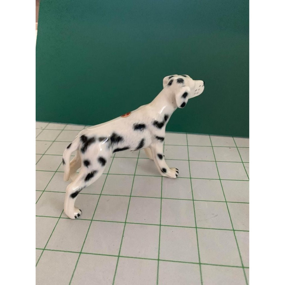 Vintage Dalmatian Dog Bone China Taiwan Figure