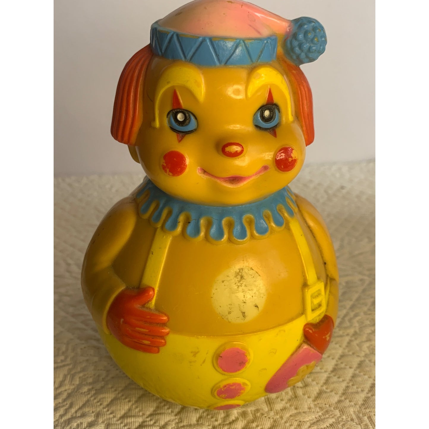 Vintage Roly Poly Clown 1972 Kiddie Products Inc