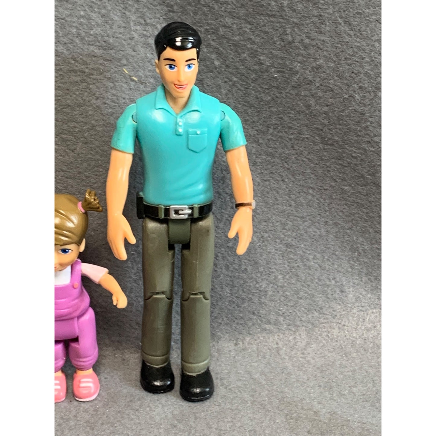 Beverly Hills Sweet Lil Dad and Sister Dolls Figures Dollhouse