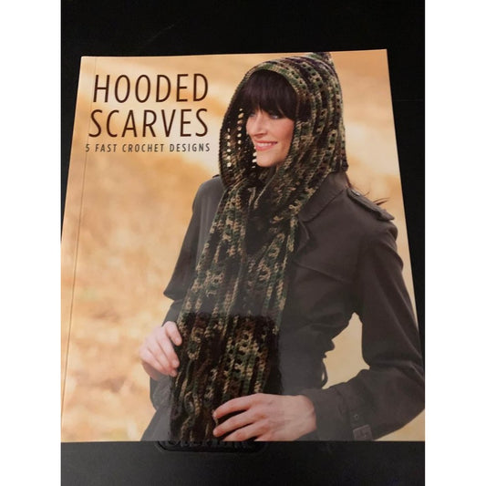 Leisure Arts Hooded Scarves 5 Fast Crochet Design Book