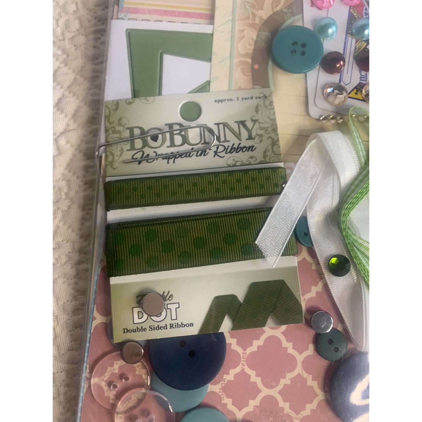 Bo Bunny Ephemera Garden Journal scrapbooking Set - New