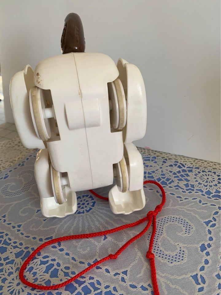 Vintage Fisher Price Barking Pull Along Puppy Toy