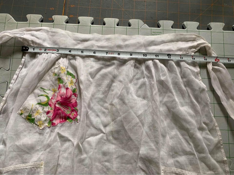 Vintage Pink Lily Apron