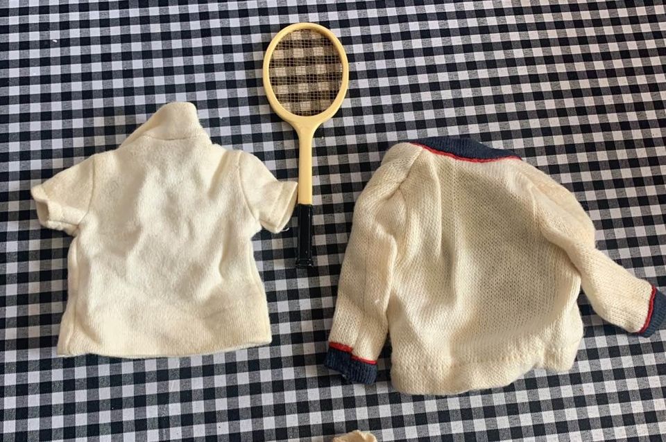 Vintage Ken Mattel Barbie Time For Tennis Outfit #44