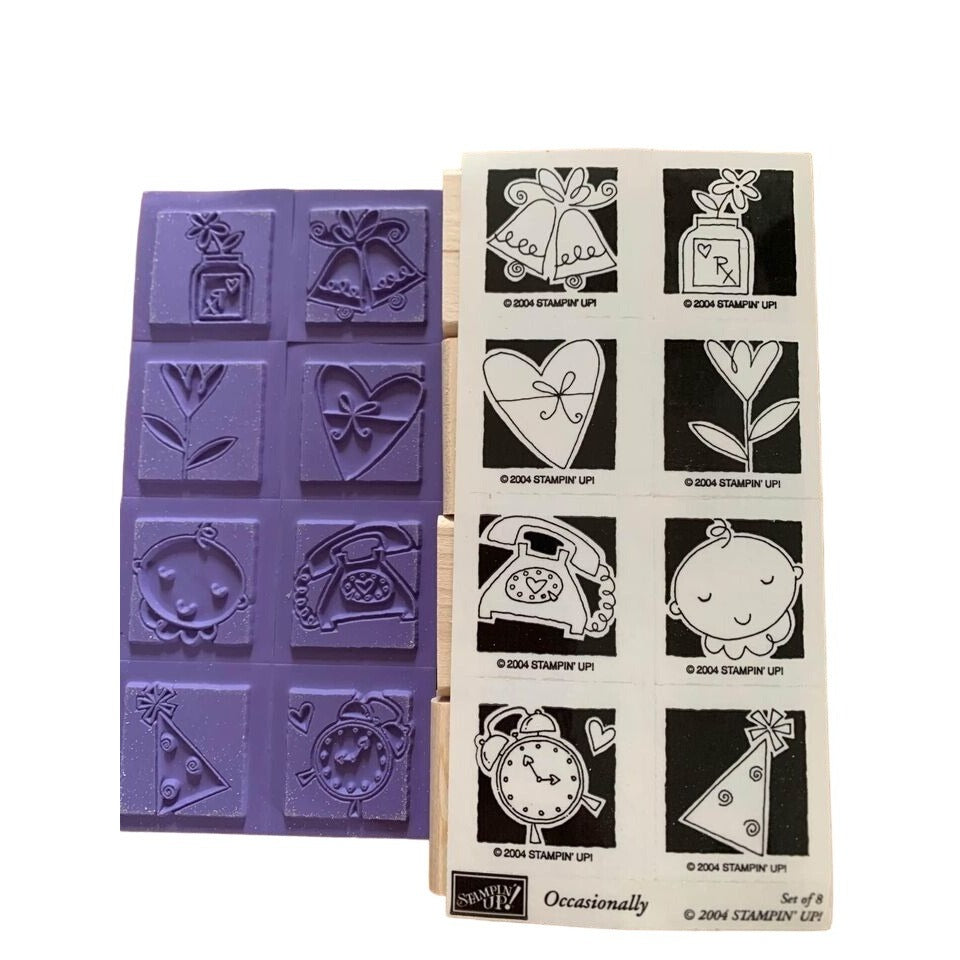 Stampin up Occasionally rubber stamp set