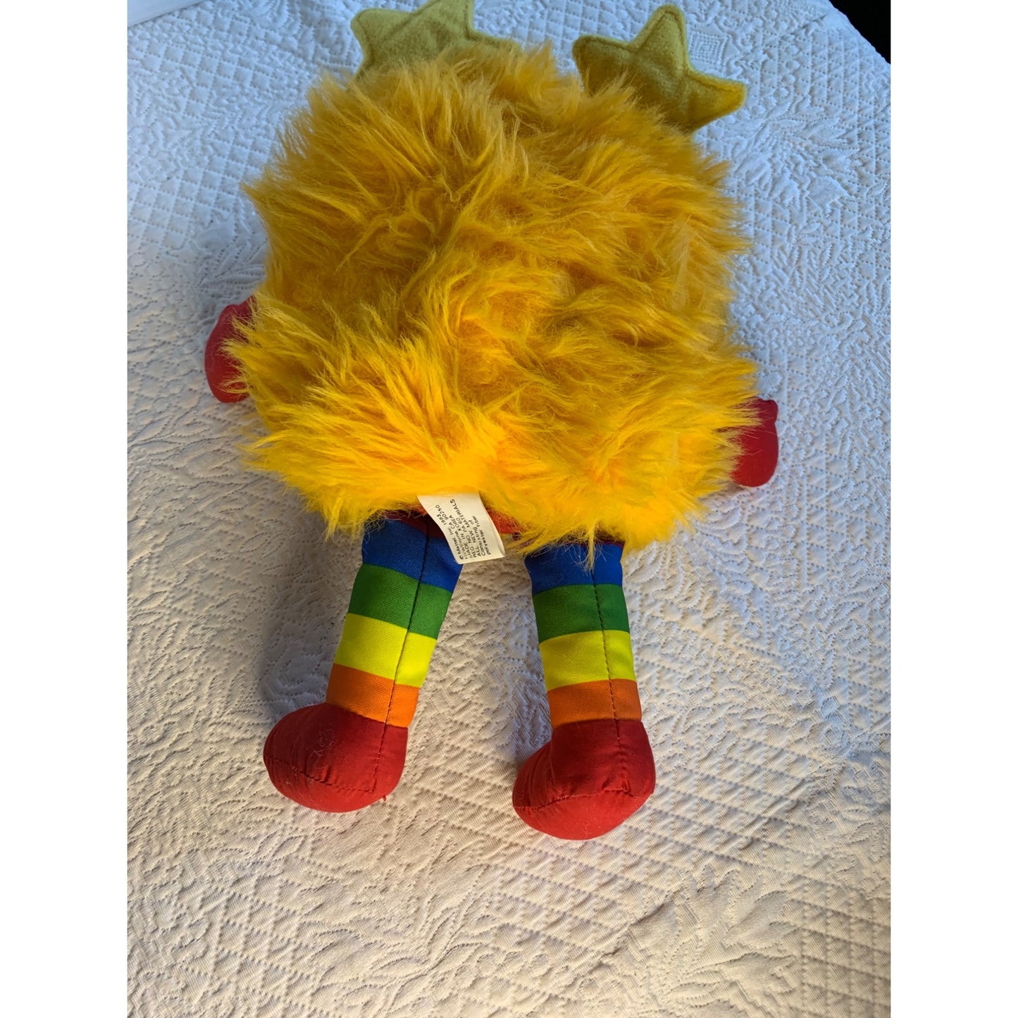 Vintage Plush Rainbow Brite Yellow Star Bright Sprite Hallmark Mattel 1983