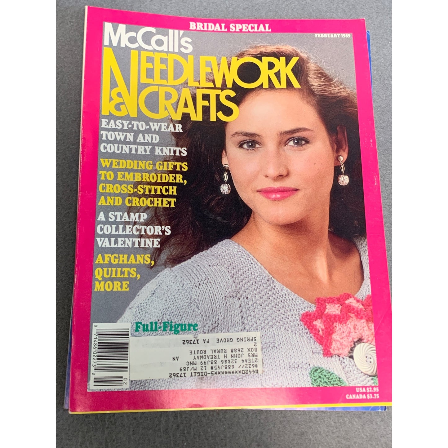 Vintage Needle & Craft Magazines Lot of 5 - 1989 - McCalls & Creative Ideas - DIY Projects & Patterns