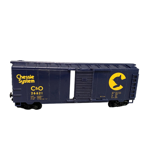 Life-Like HO Chessie System C&O 26621 Model Train Boxcar