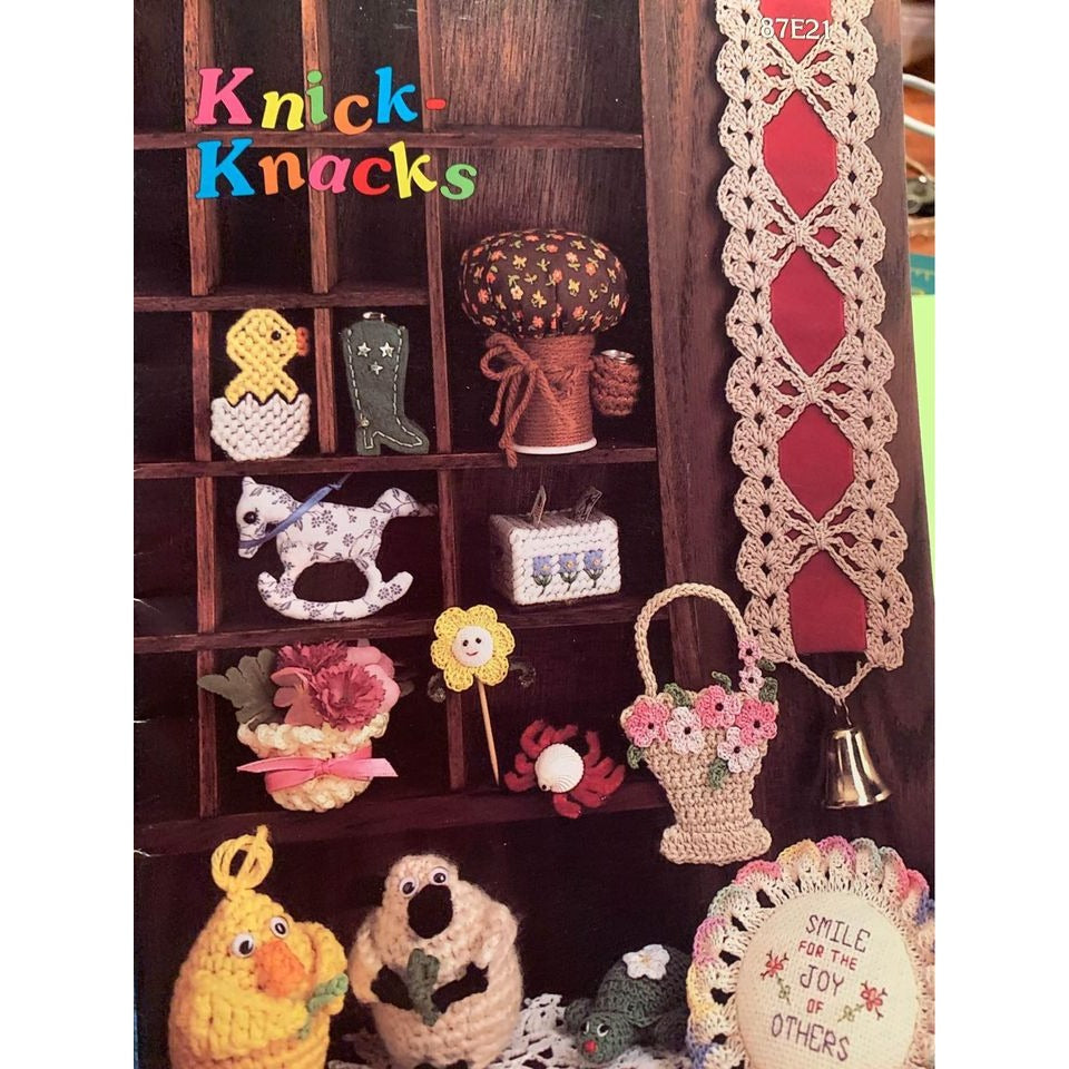 Knick-Knacks Crochet Cross Stitch Design Book