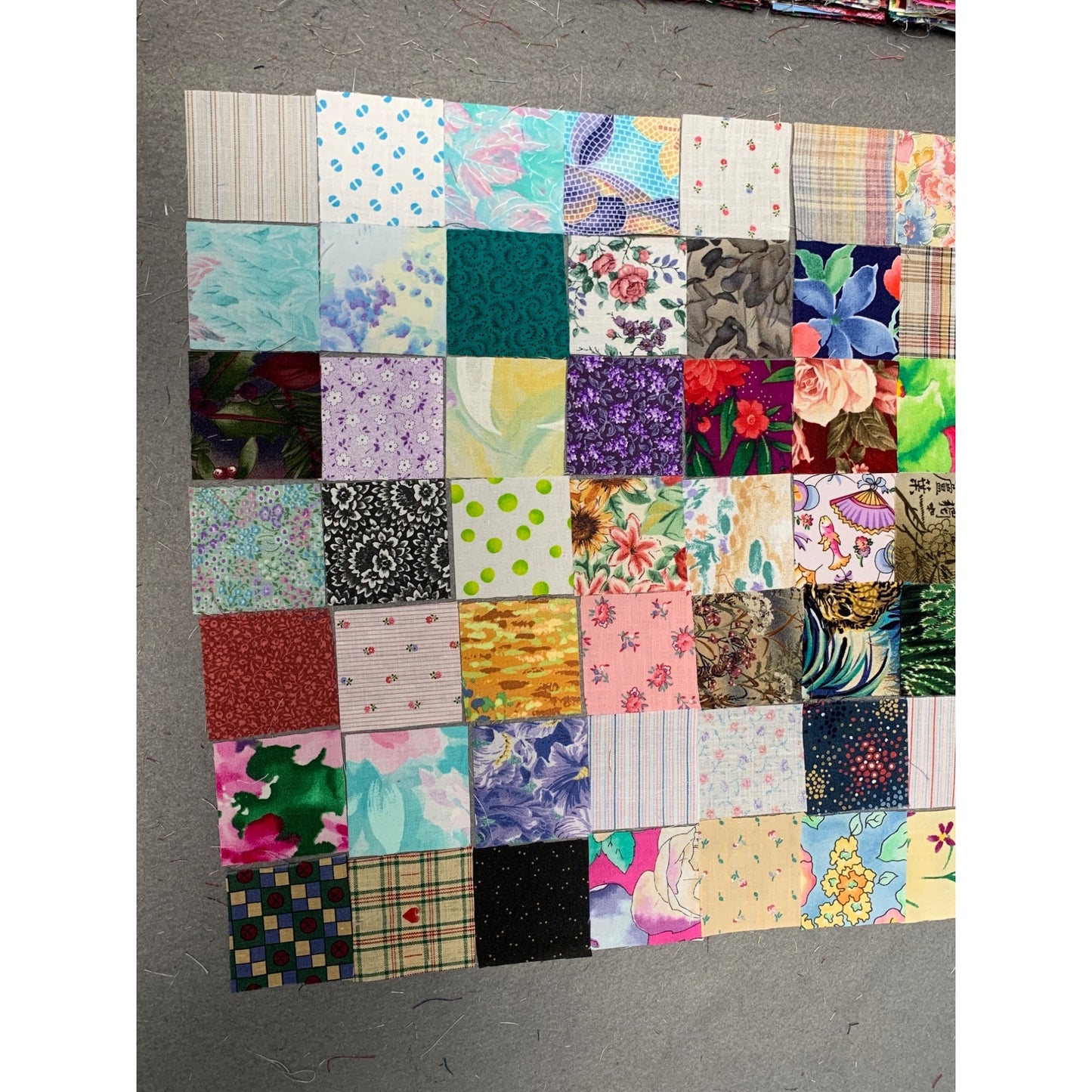 126 Precut 2” Cotton Fabric Squares Quilting Sewing