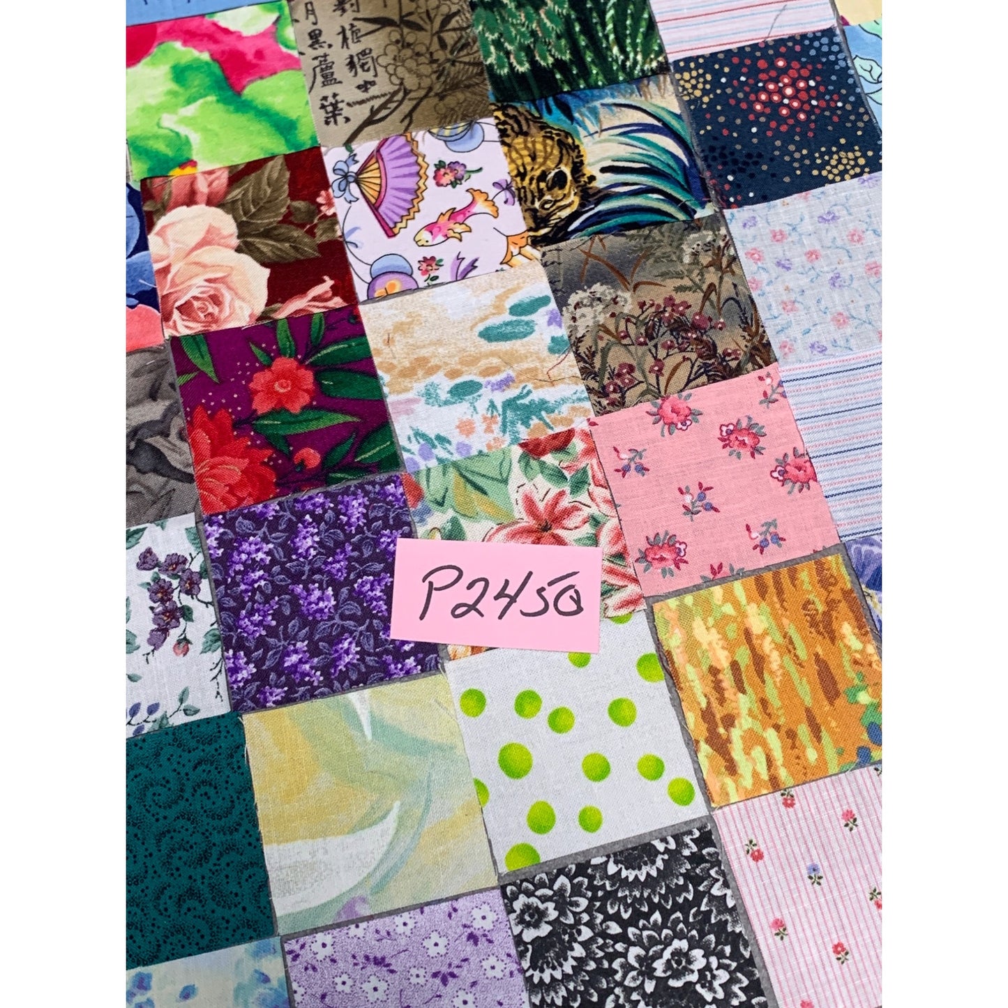 126 Precut 2” Cotton Fabric Squares Quilting Sewing