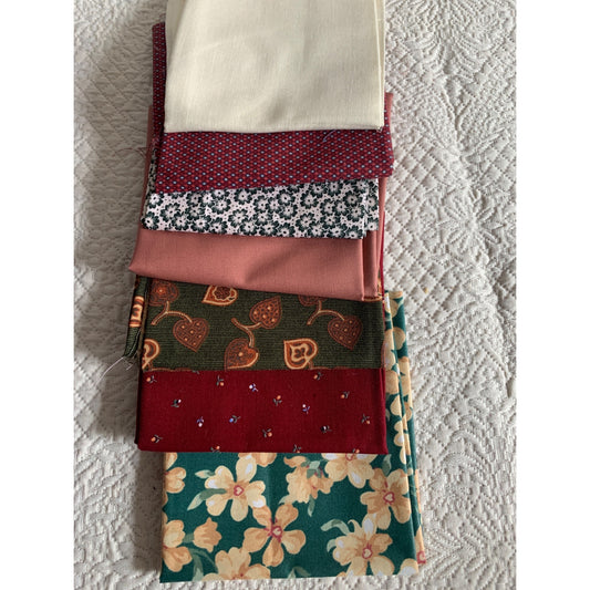 Quilt Cotton Fabric Fat Quarters Bundle #408