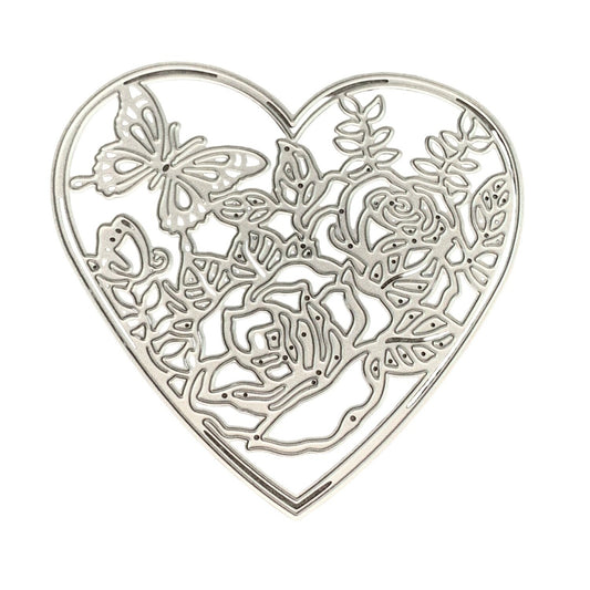 Heart Shaped Metal Cutting Die For Scrapbooking & Card Making Crafts