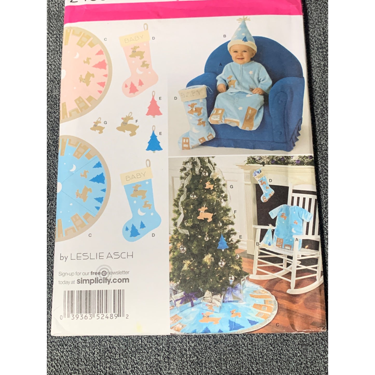 Simplicity Baby Bunting and Decorations Sewing Pattern 2589 - uncut