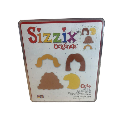 Sizzix Doll Girl Hair #1 large die cut 38-0101