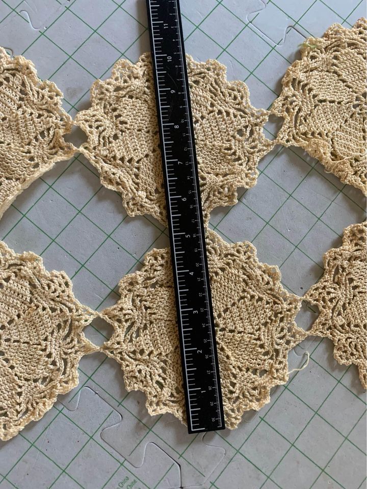 Vintage Hand Crocheted Doily #33a