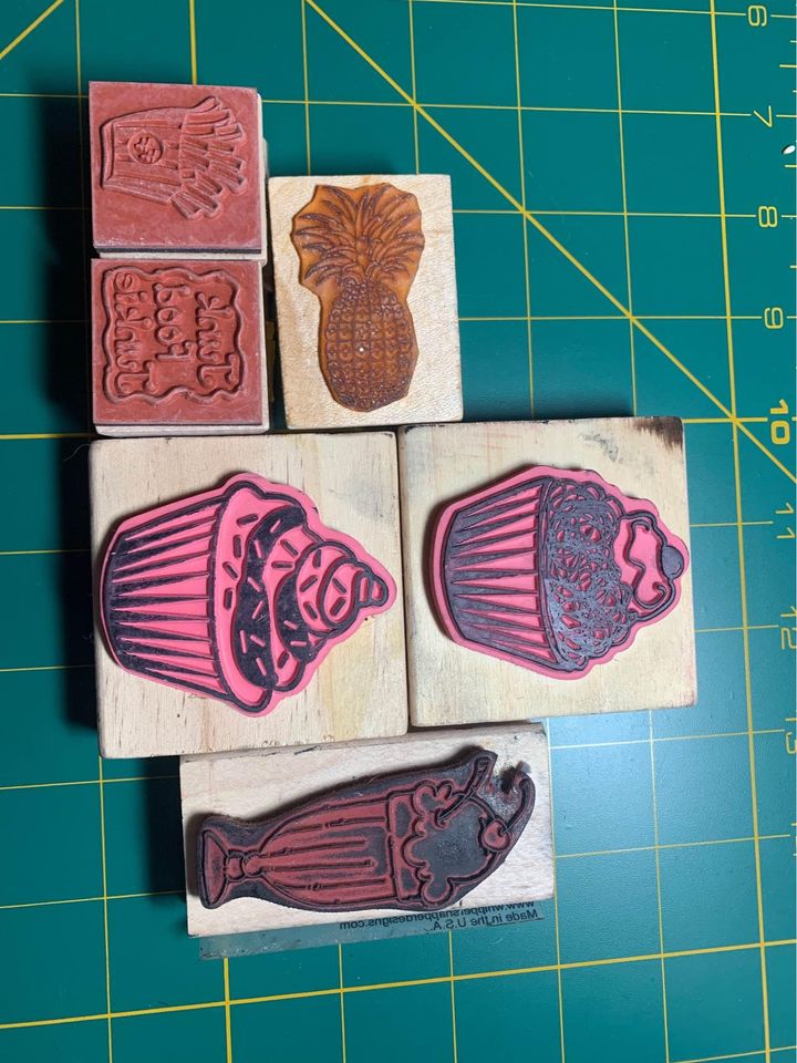 Junk food Junkie Rubber Stamp Set #25