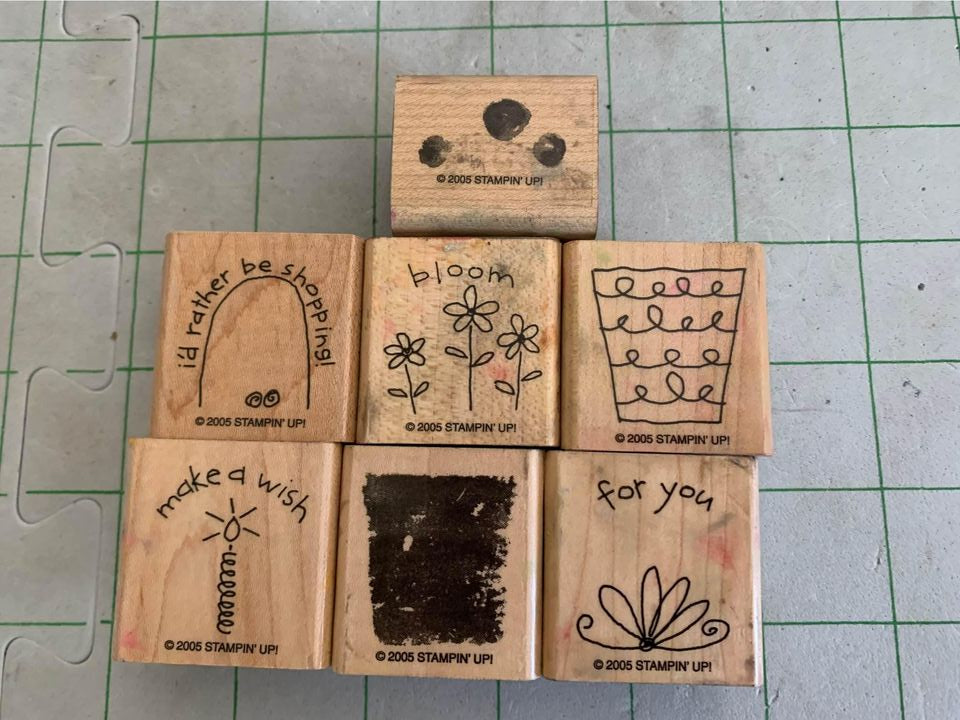 Stampin Up Fun Filled Rubber Stamp Set