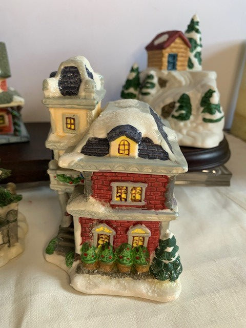 Cobblestone Corners Christmas Village set #2