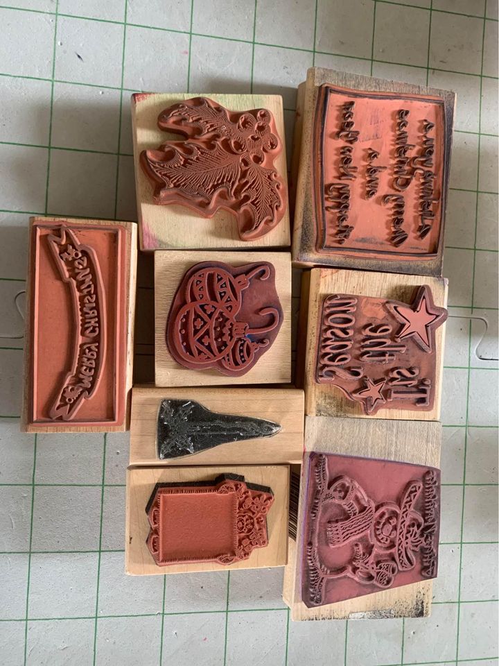 ‘Tis The Season Rubber Stamp Set #33