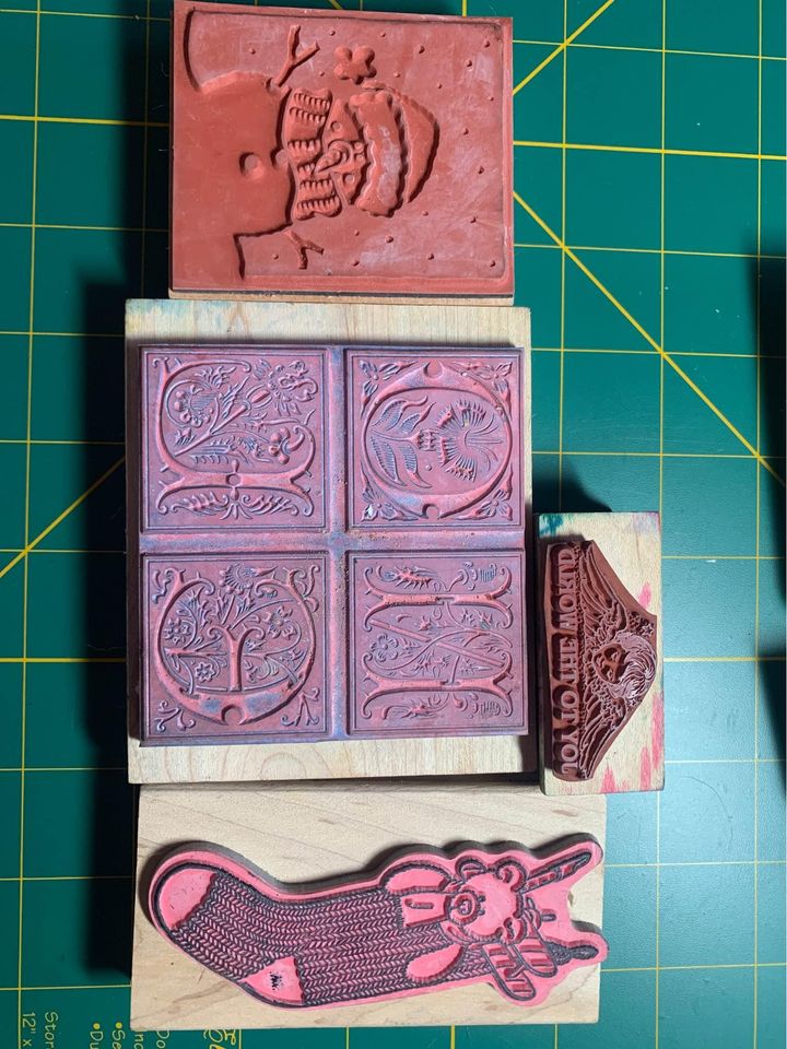 Noel Rubber Stamp Set #25