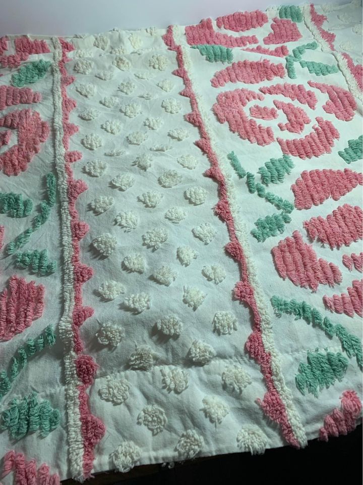 Vintage Chenille Pillow Sham