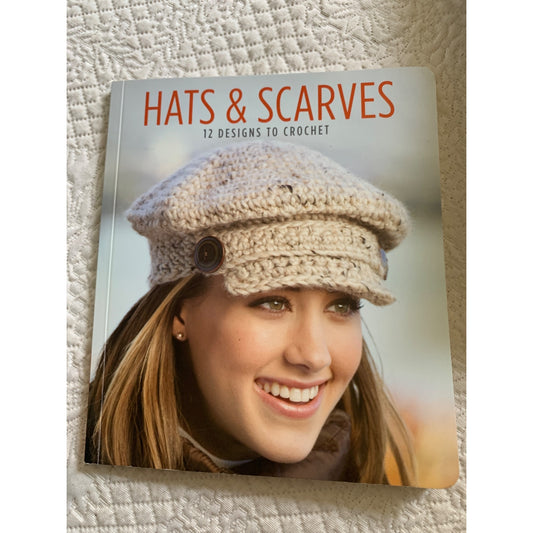 Leisure Arts Hats & Scarves 12 Designs to Crochet Book