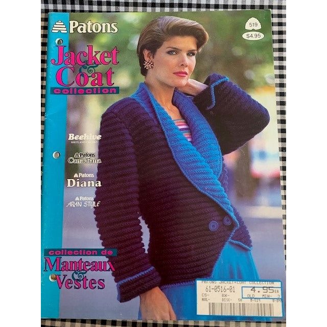 Patons Jacket Coat Collection Knitting Design Book