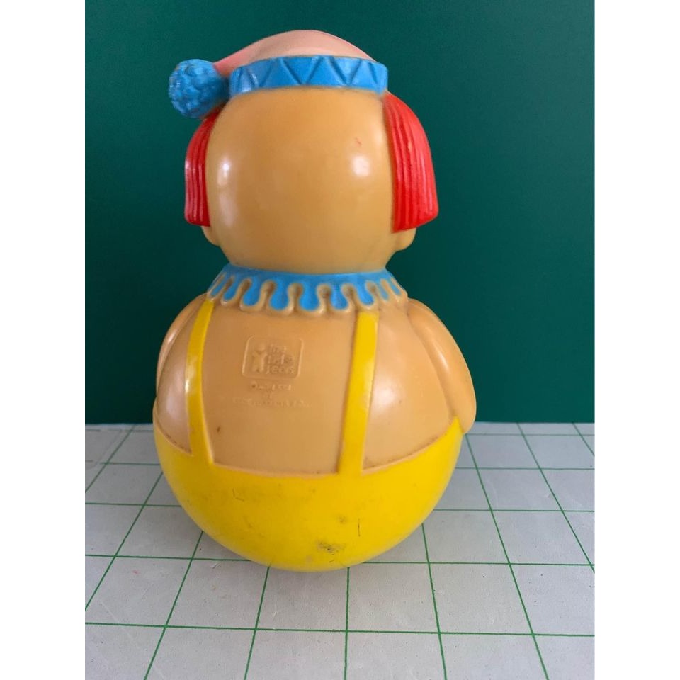 Vintage Roly Poly Clown 1972 Kiddie Products Inc