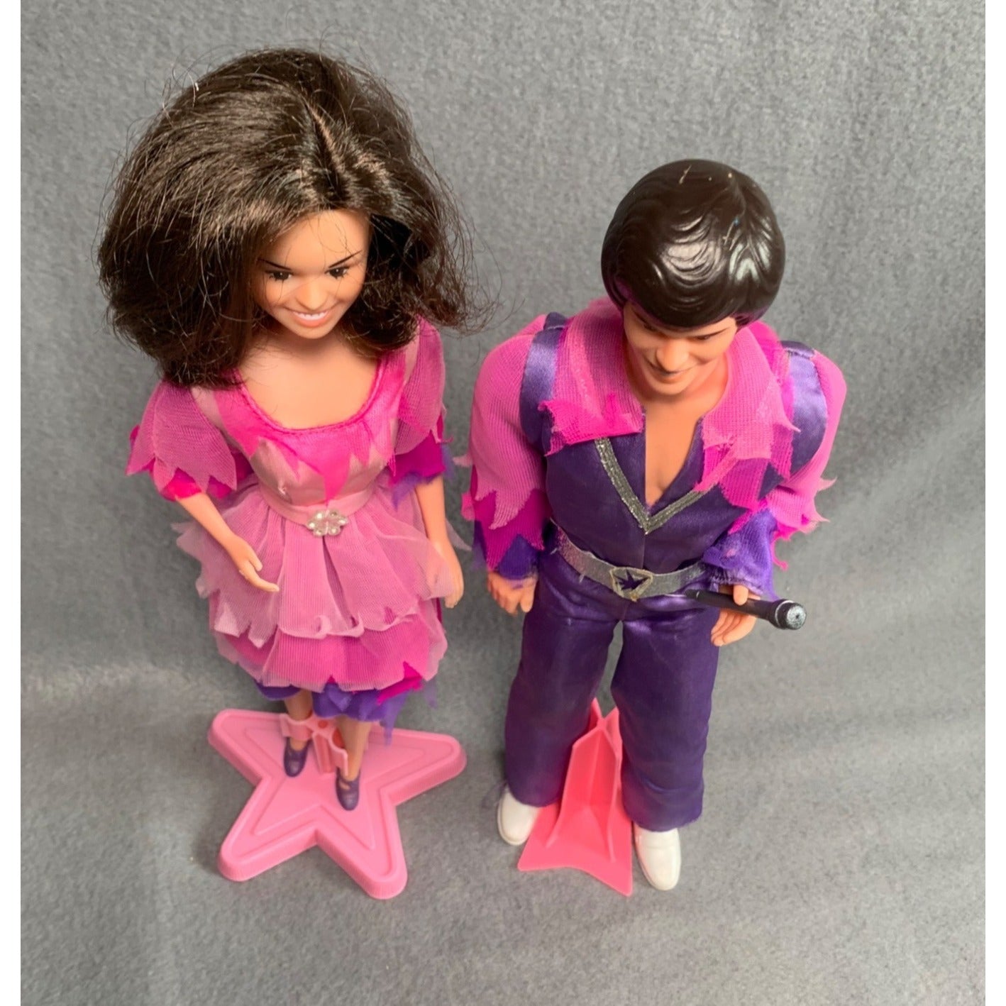 Vintage 1976 Donny and Marie Osmond Dolls in Original Clothes