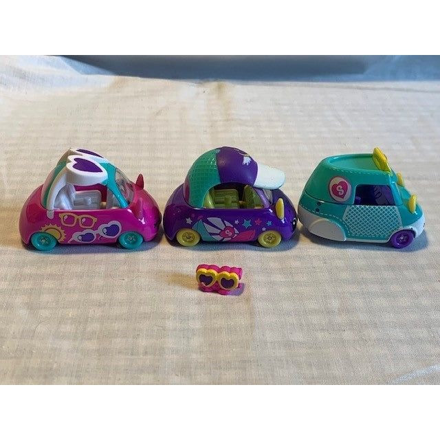 Shopkins Cuties Cars Speedy Style set of 3