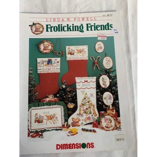 Dimensions Frolicking Friends cross stitch book 159