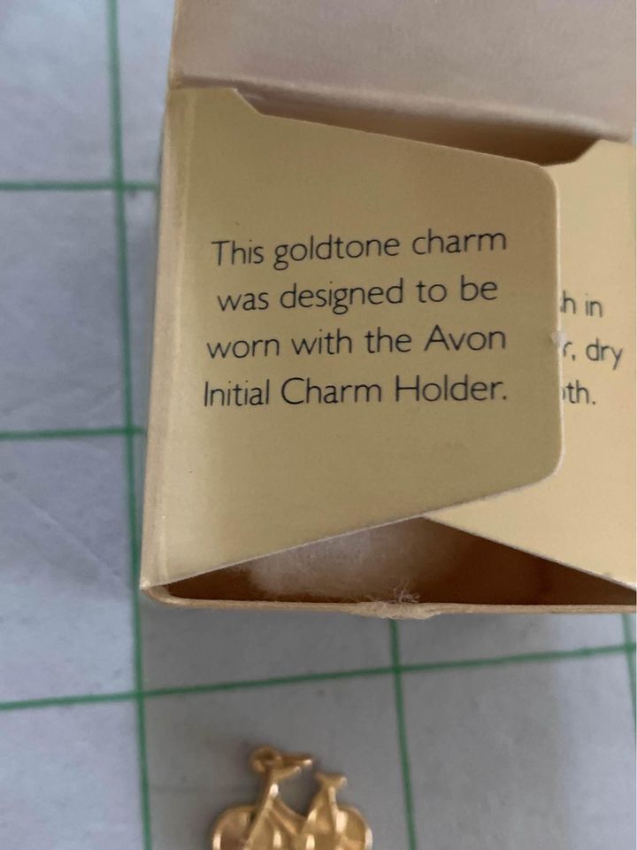 Avon Bicycle Charm with Box