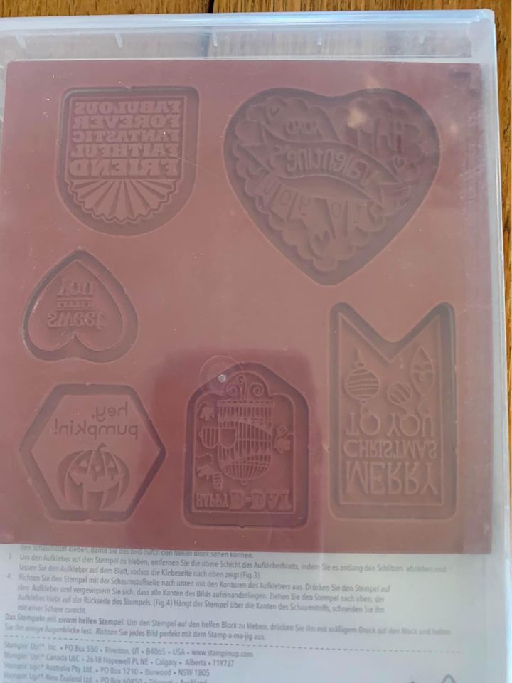 Stampin Up Perfectly You rubber stamp set