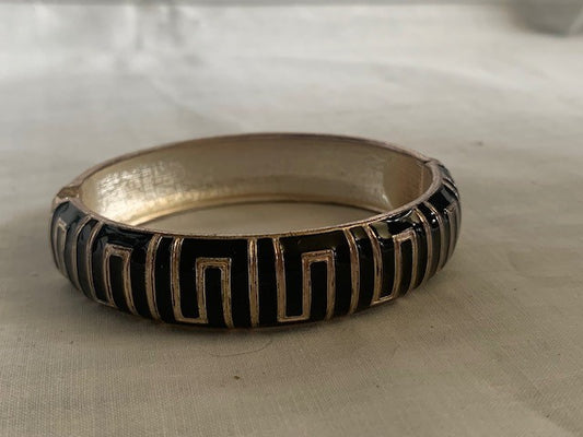 Black bangle bracelet