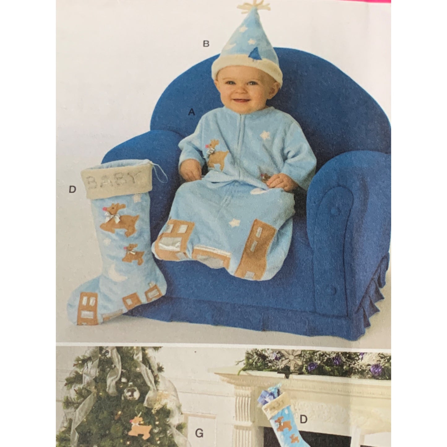 Simplicity Baby Bunting and Decorations Sewing Pattern 2589 - uncut