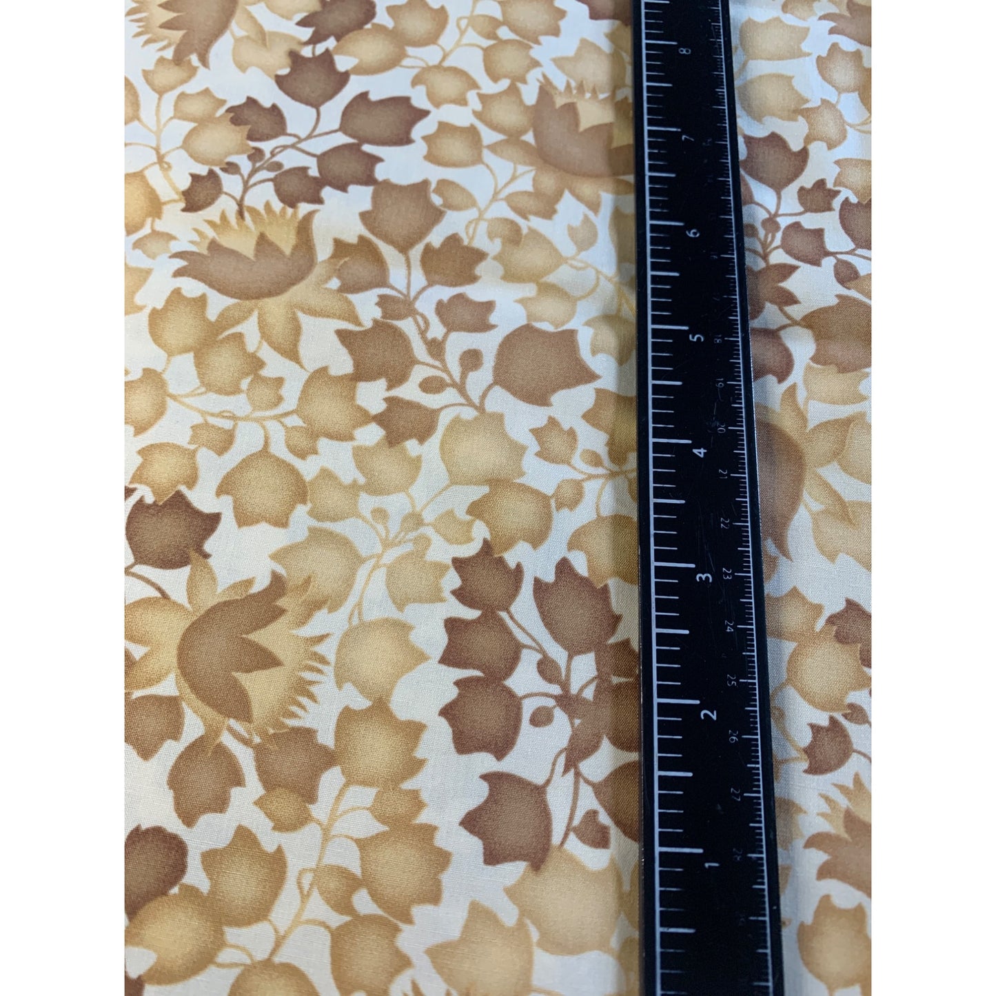 Leaves Flower Cotton Polyester fabric 2 yards 13 inch