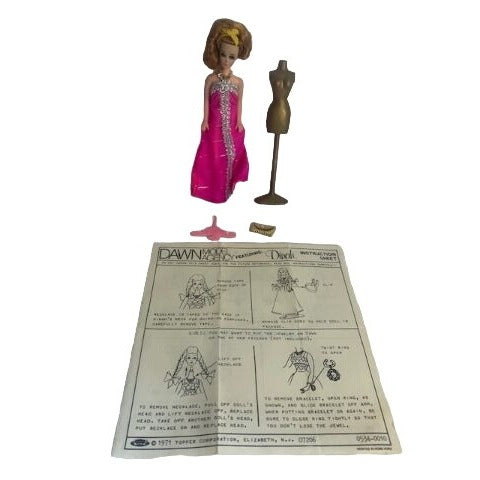 Vintage Dawn and Her Friends Doll Topper Set