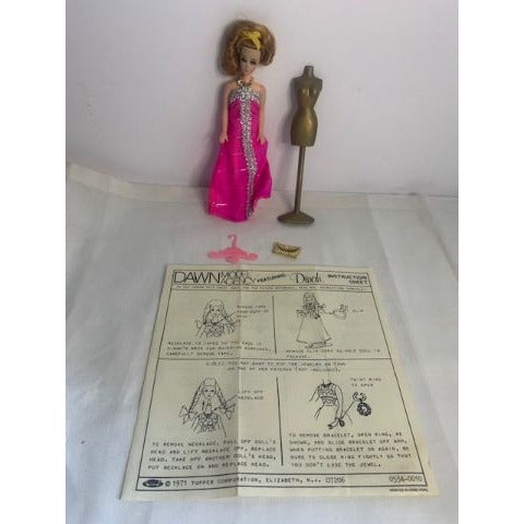 Vintage Dawn and Her Friends Doll Topper Set