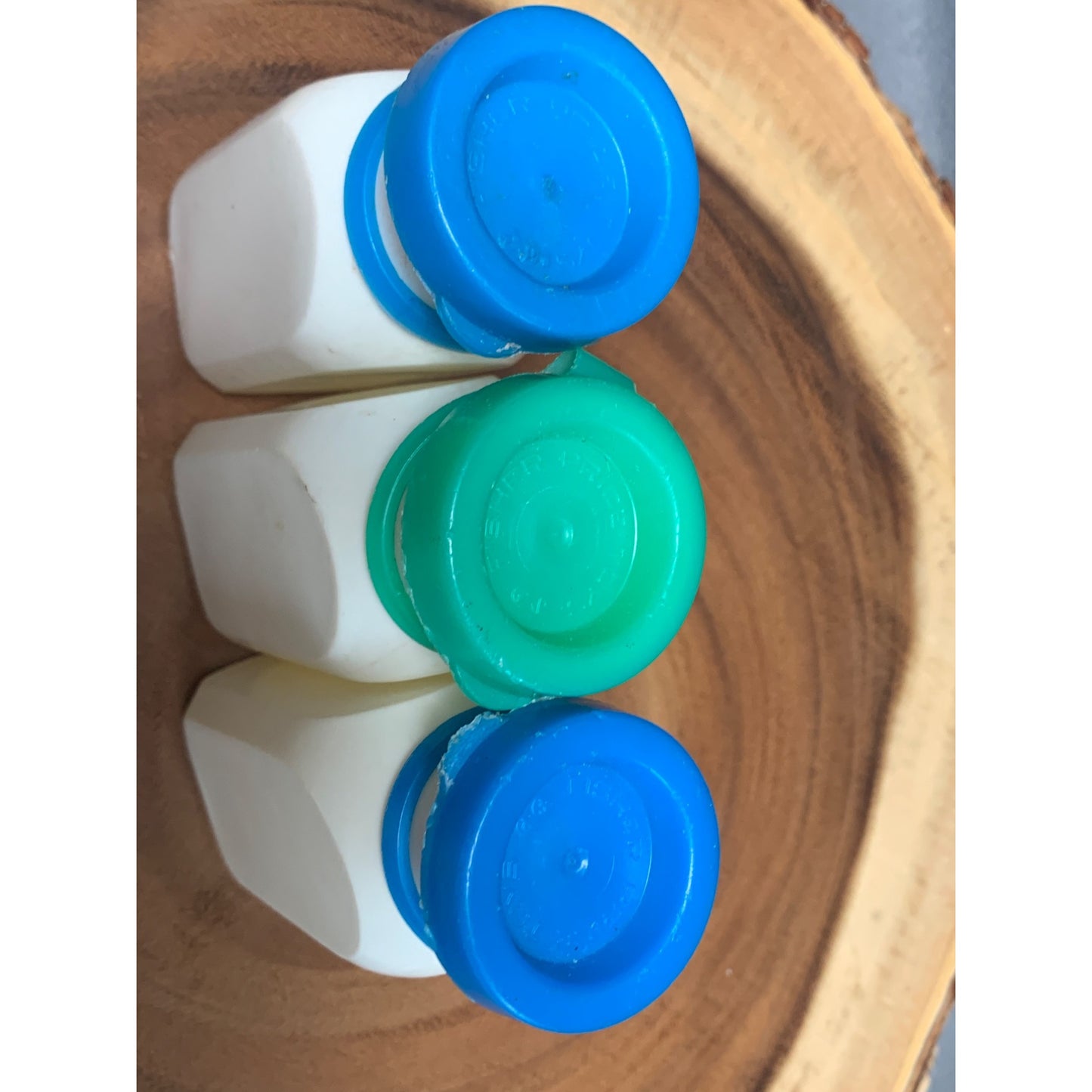 Vintage Fisher Price Milk Bottles Set of 3