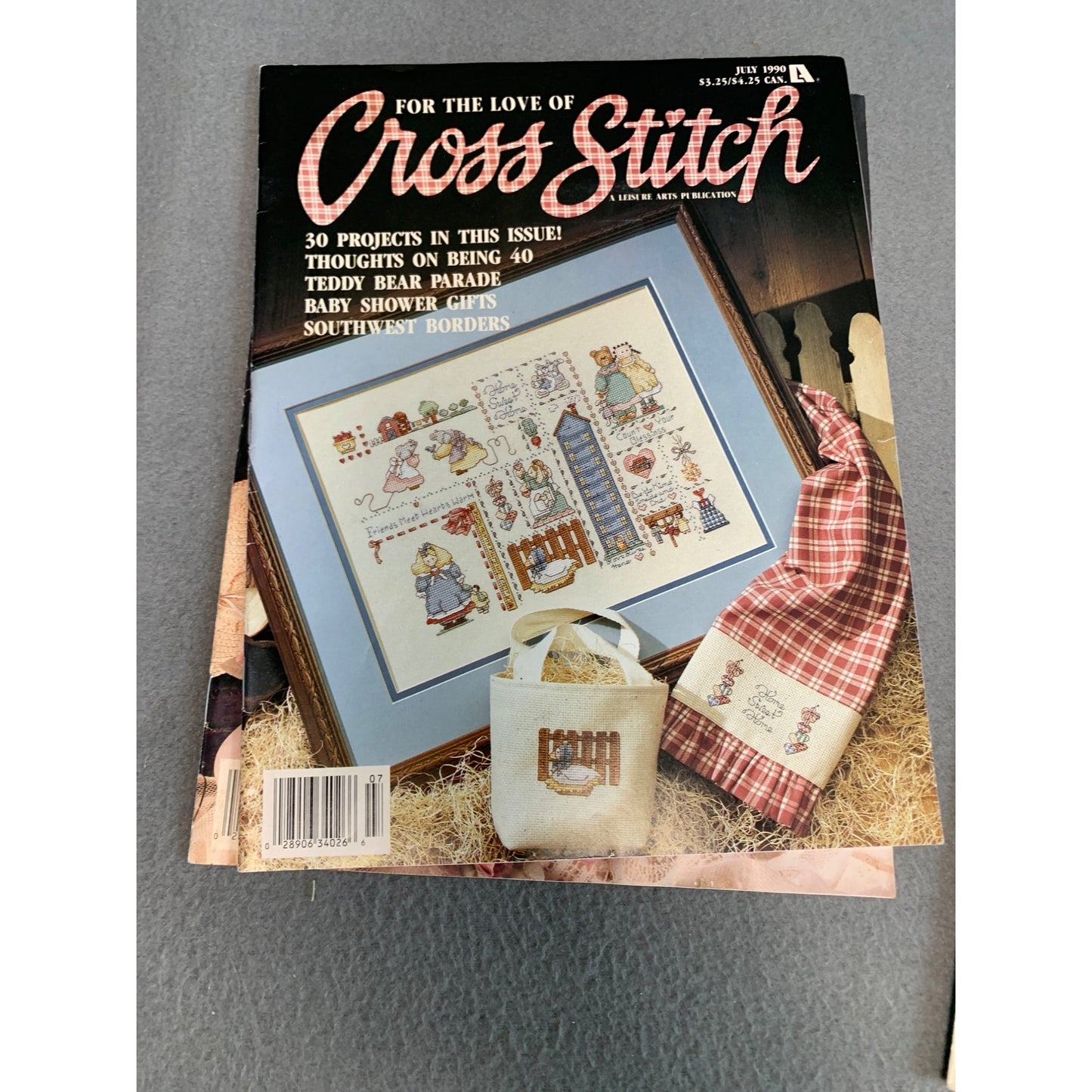 Lot of 4 "For The Love Of Cross Stitch" Magazines