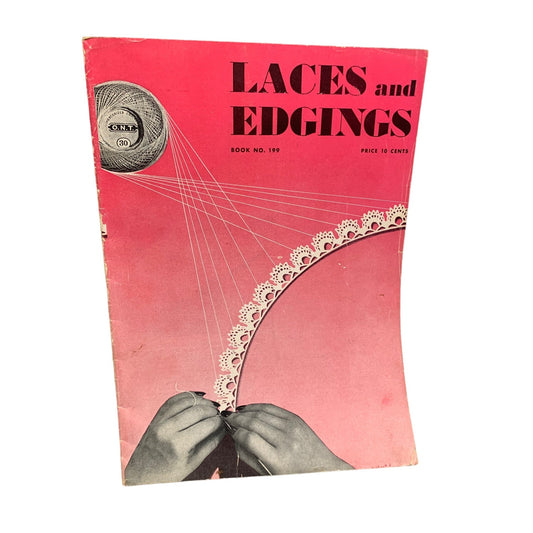 Vintage Crochet Laces and Edgings Design Book No. 199