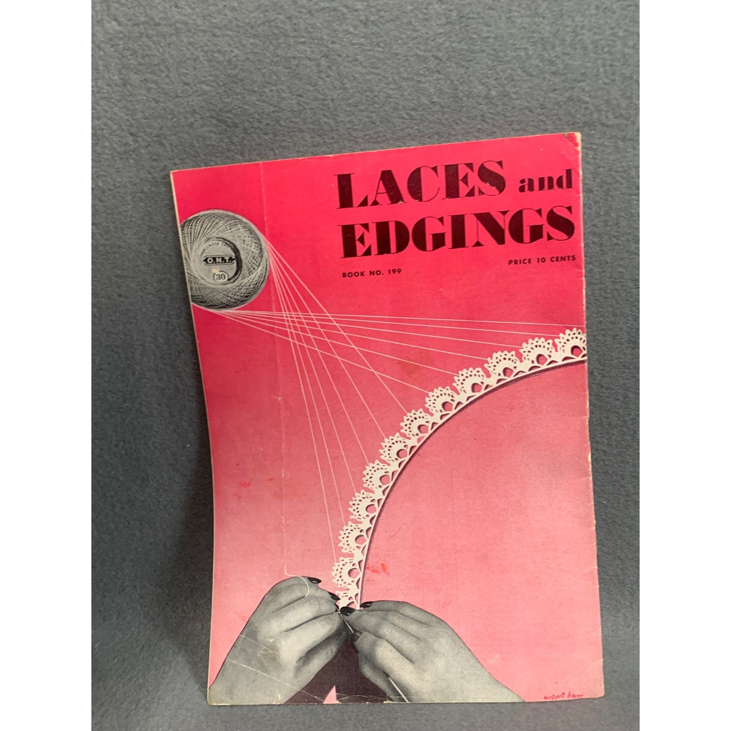 Vintage Crochet Laces and Edgings Design Book No. 199