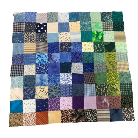 100 Precut 2” Cotton Fabric Squares Sew Quilting & Craft Projects