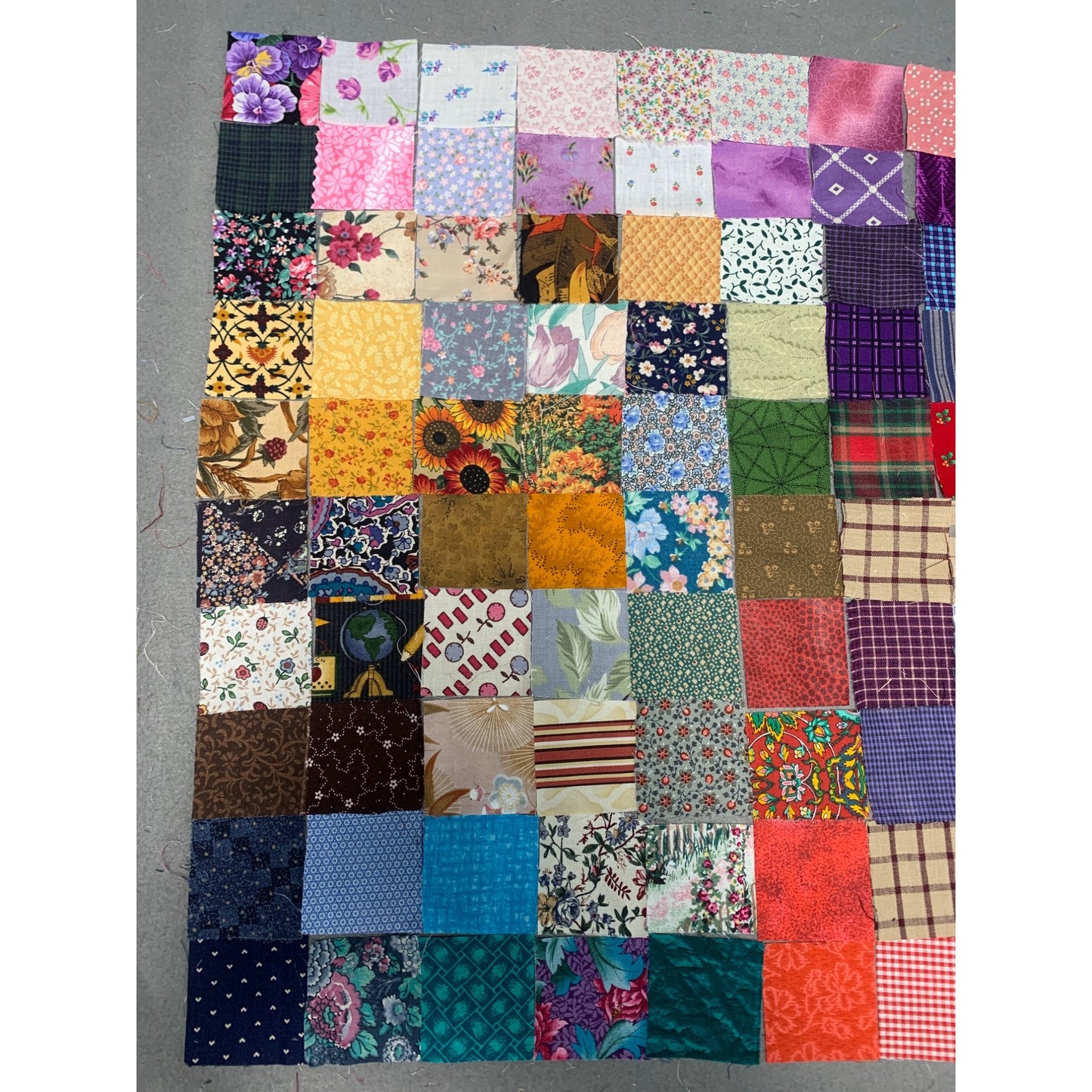 100 Precut 2" Square Cotton Fabric Quilt Squares Sew