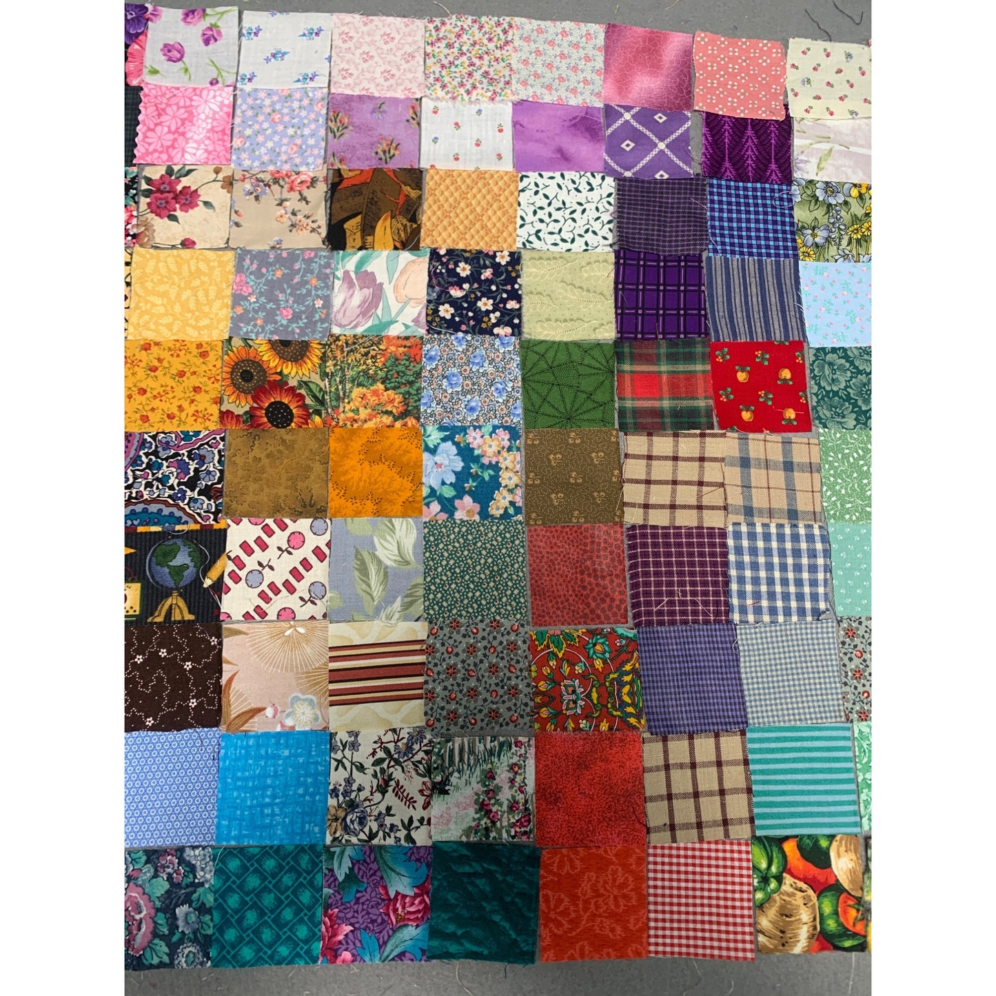 100 Precut 2" Square Cotton Fabric Quilt Squares Sew