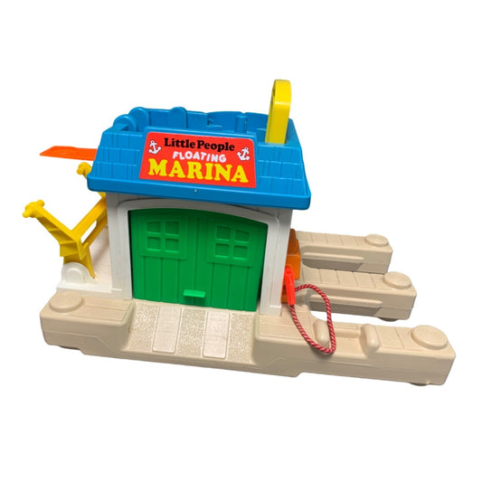 Vintage Fisher-Price Little People Floating Marina Playset